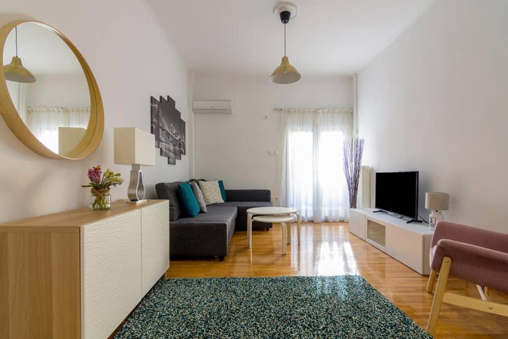 雅典Brand New Decorated Flat For 4 Ppl In Pagrati公寓 外观 照片